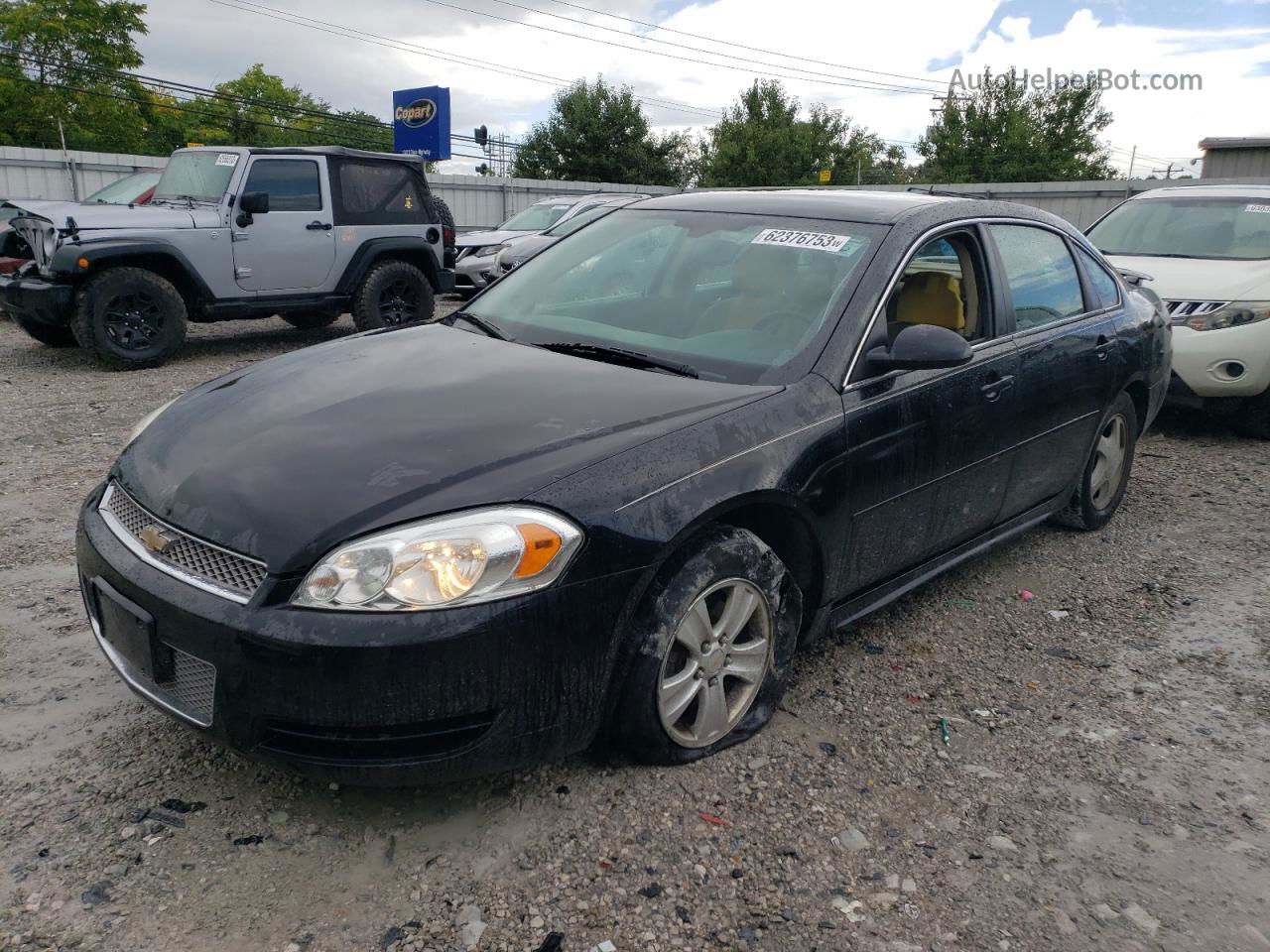 2014 Chevrolet Impala Limited Ls Black vin: 2G1WA5E31E1162604