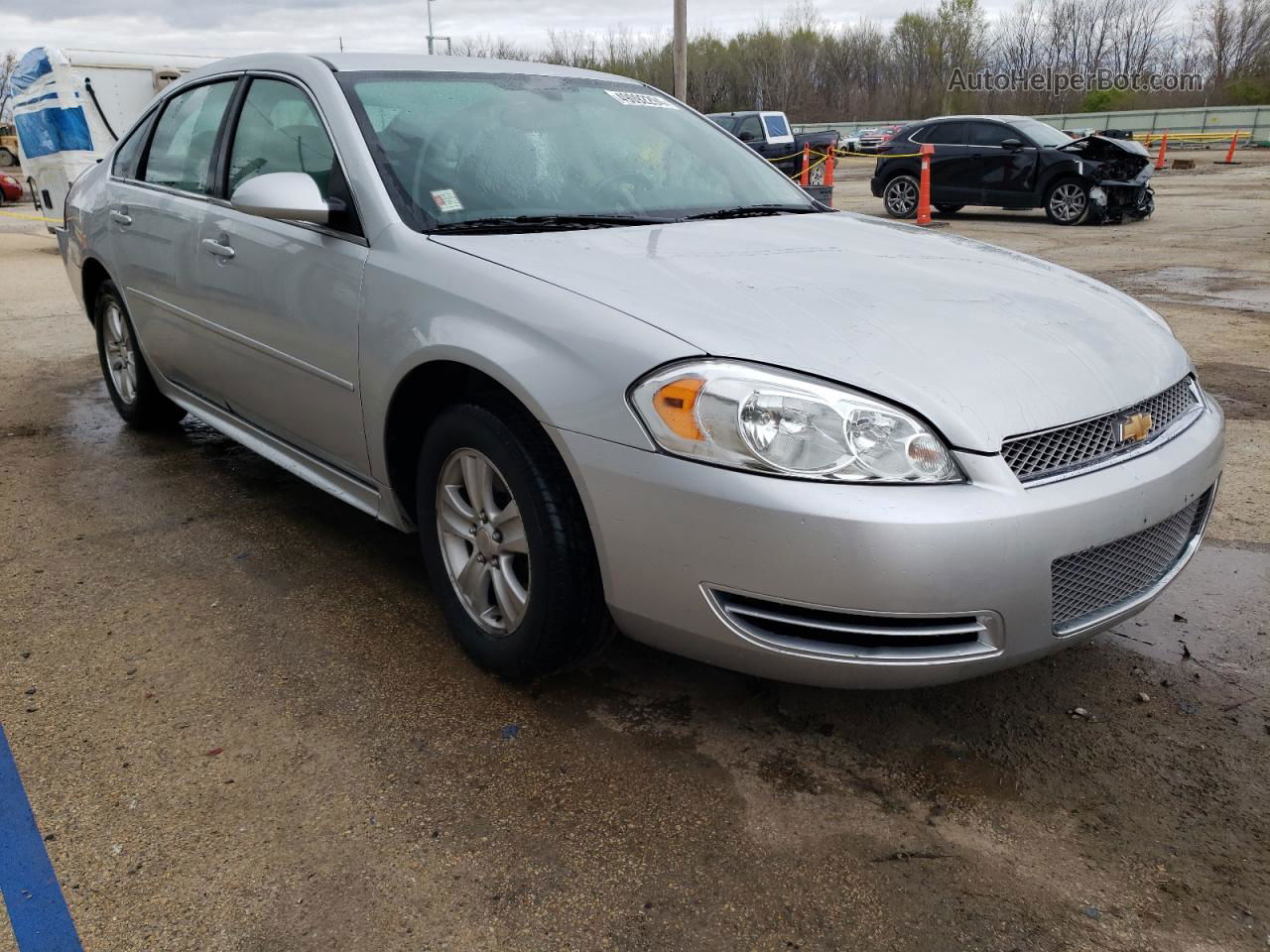 2014 Chevrolet Impala Limited Ls Silver vin: 2G1WA5E31E1173201