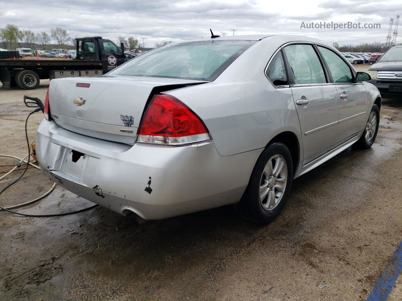 2014 Chevrolet Impala Limited Ls Серебряный vin: 2G1WA5E31E1173201