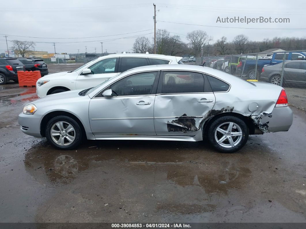 2014 Chevrolet Impala Limited Ls Серебряный vin: 2G1WA5E32E1119549