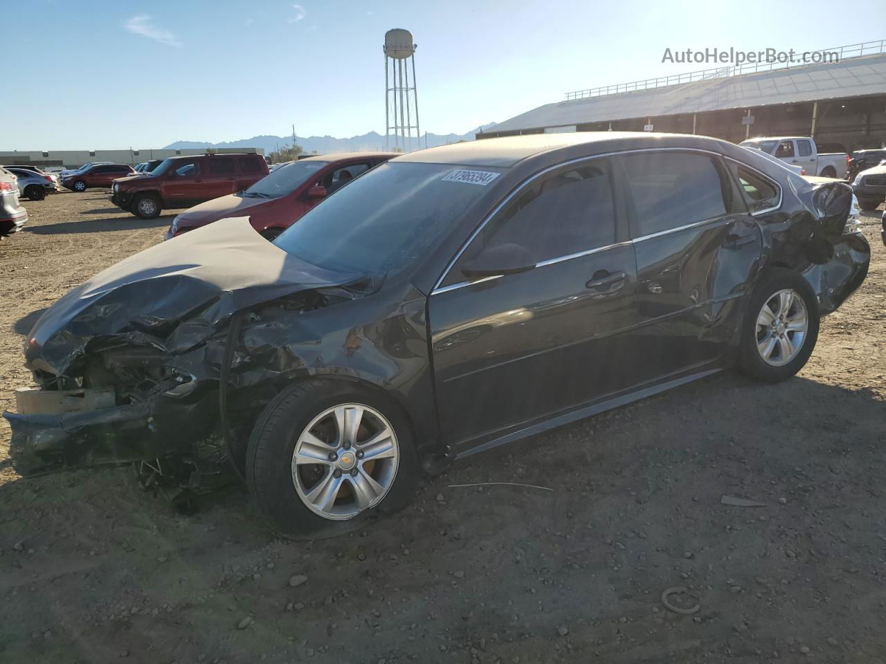 2014 Chevrolet Impala Limited Ls Charcoal vin: 2G1WA5E32E1186071