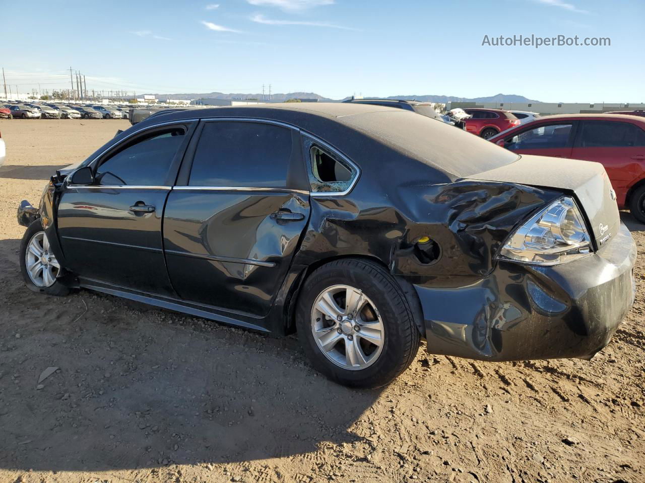 2014 Chevrolet Impala Limited Ls Charcoal vin: 2G1WA5E32E1186071