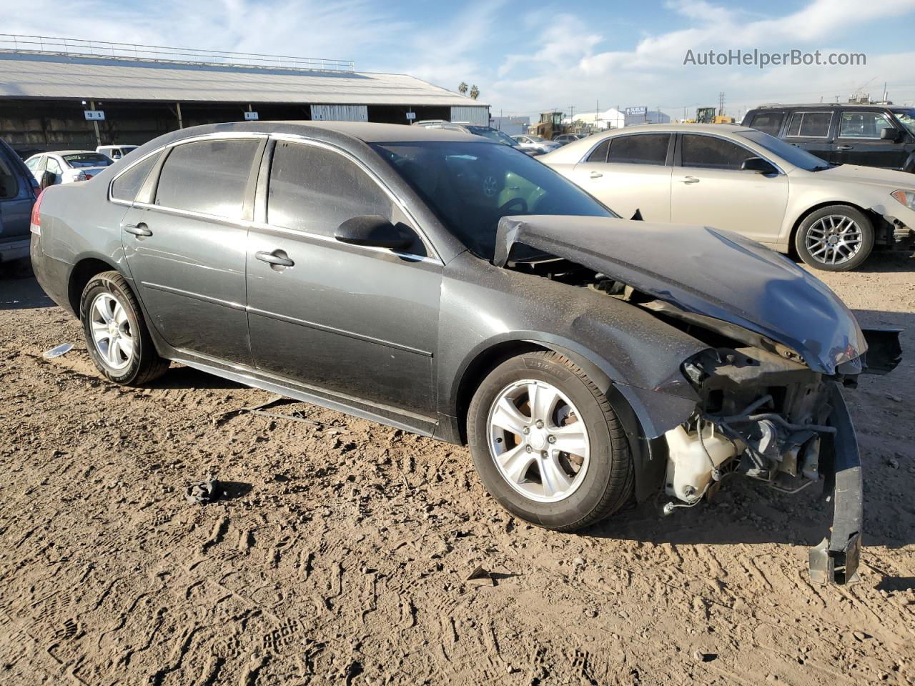 2014 Chevrolet Impala Limited Ls Charcoal vin: 2G1WA5E32E1186071