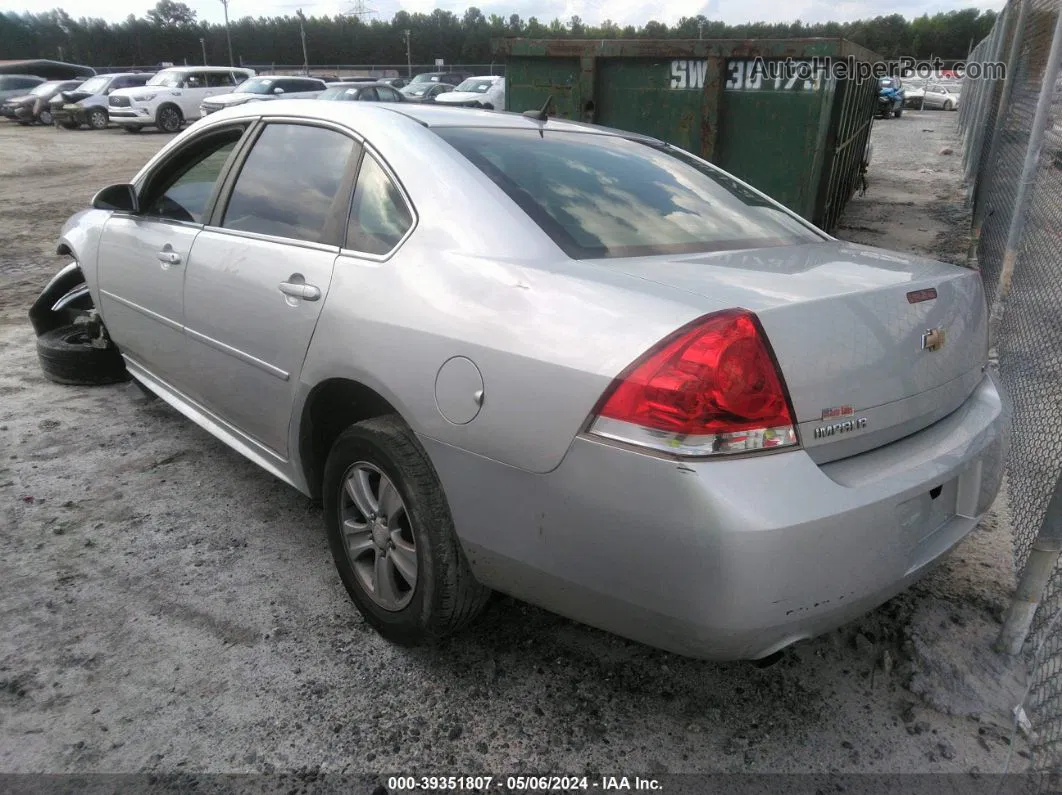 2014 Chevrolet Impala Limited Ls Silver vin: 2G1WA5E32E1188841