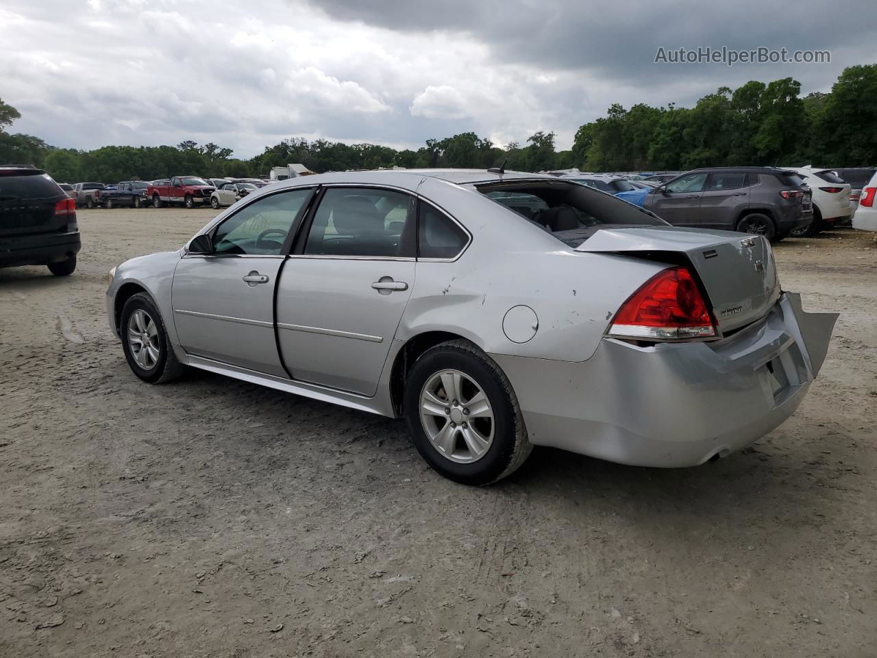 2014 Chevrolet Impala Limited Ls Silver vin: 2G1WA5E33E1102629