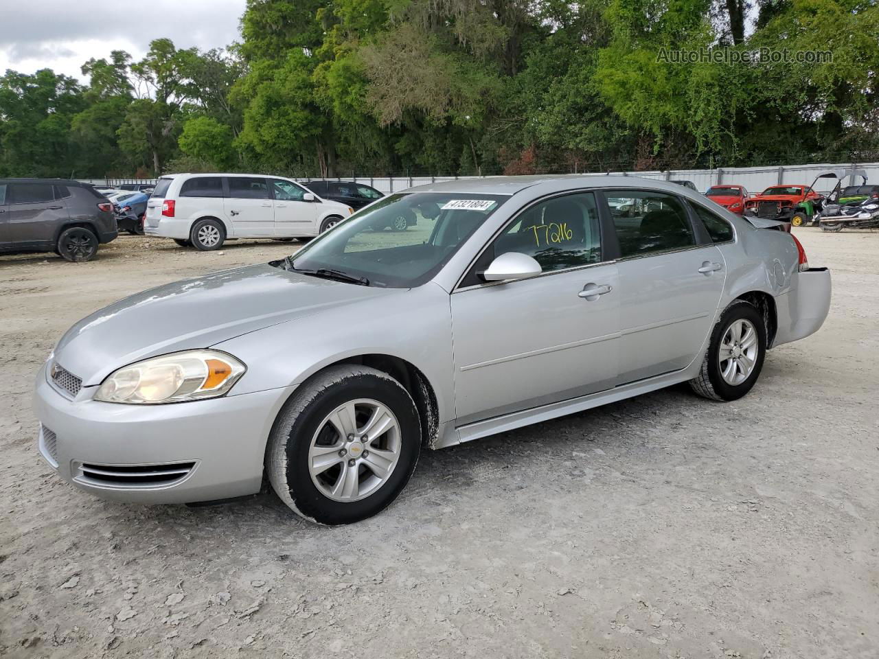 2014 Chevrolet Impala Limited Ls Silver vin: 2G1WA5E33E1102629