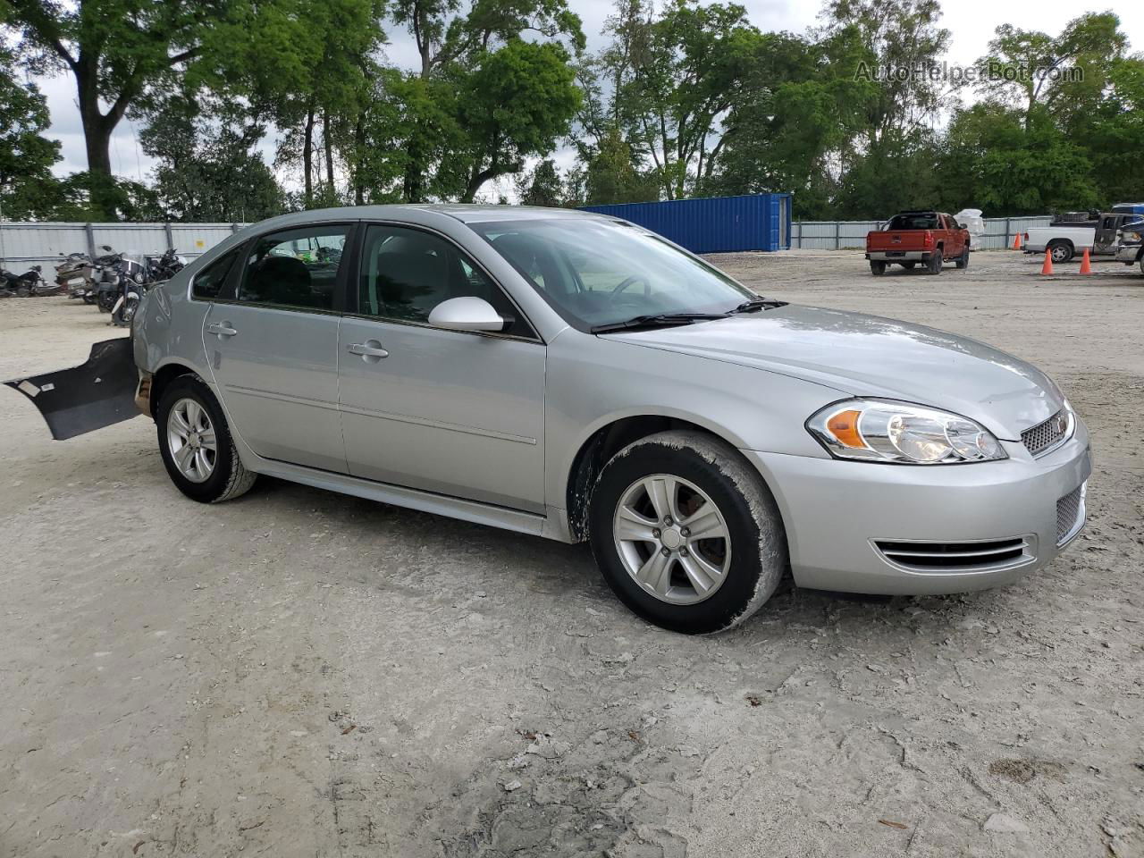 2014 Chevrolet Impala Limited Ls Silver vin: 2G1WA5E33E1102629