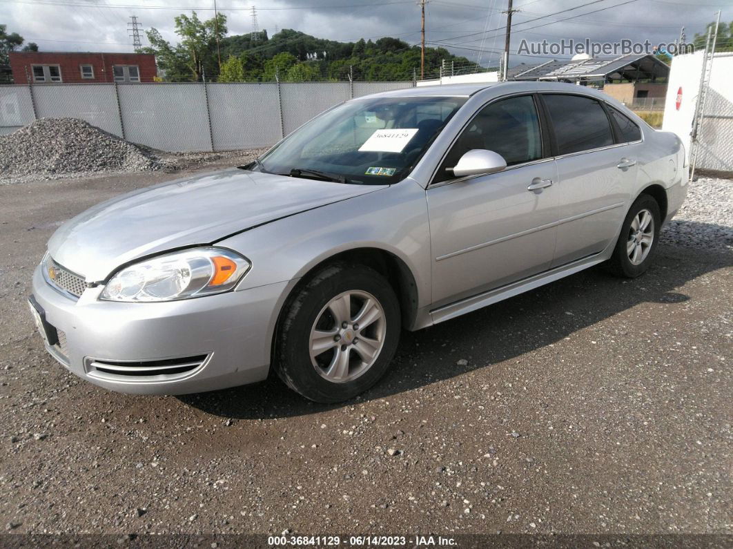 2014 Chevrolet Impala Limited Ls Silver vin: 2G1WA5E33E1164306