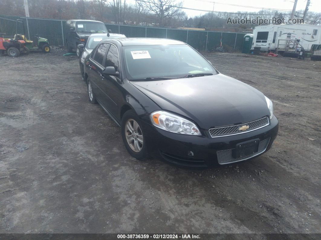 2014 Chevrolet Impala Limited Ls Black vin: 2G1WA5E33E1180330