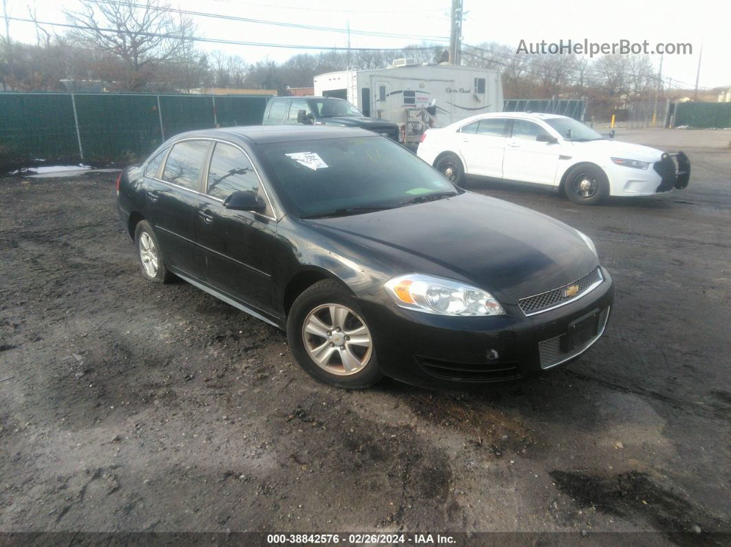 2014 Chevrolet Impala Limited Ls Black vin: 2G1WA5E33E1180330