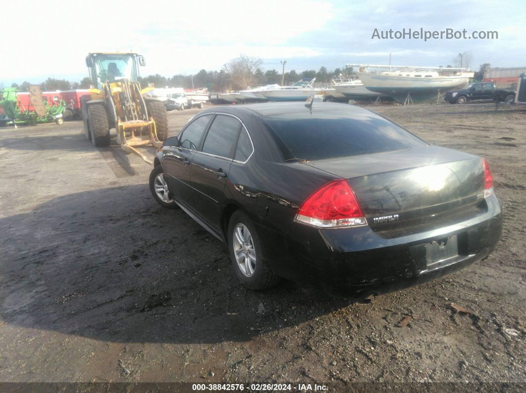 2014 Chevrolet Impala Limited Ls Black vin: 2G1WA5E33E1180330