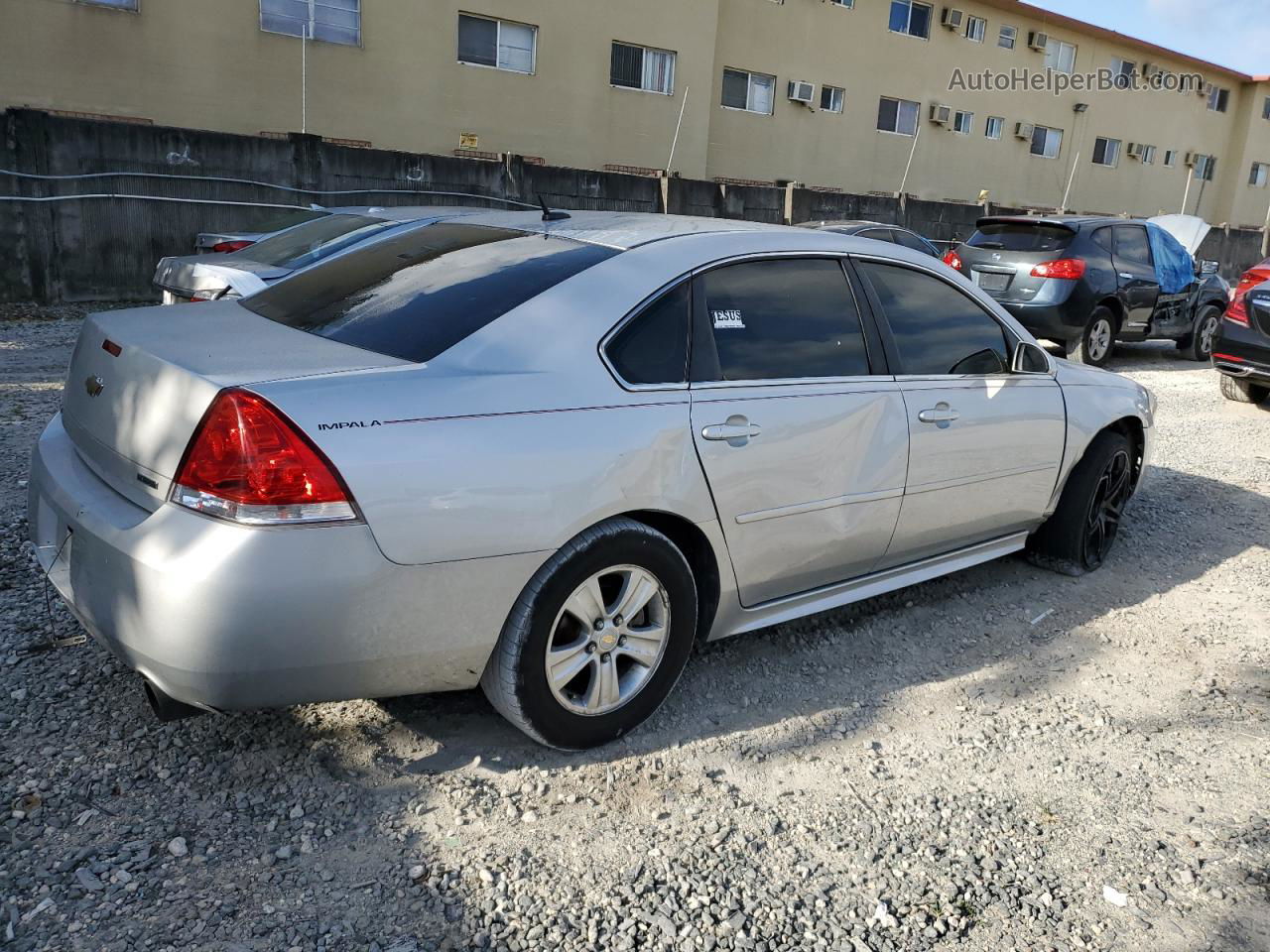 2016 Chevrolet Impala Limited Ls Silver vin: 2G1WA5E33G1100334