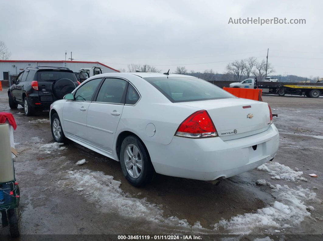 2014 Chevrolet Impala Limited Ls Белый vin: 2G1WA5E34E1183818