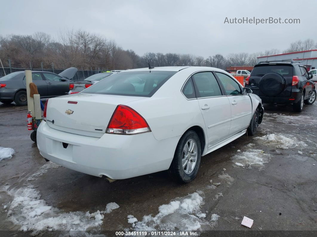 2014 Chevrolet Impala Limited Ls Белый vin: 2G1WA5E34E1183818