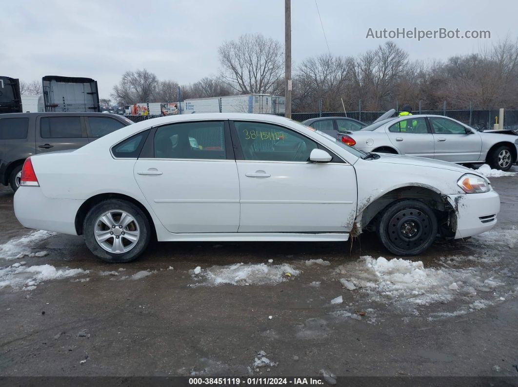 2014 Chevrolet Impala Limited Ls Белый vin: 2G1WA5E34E1183818