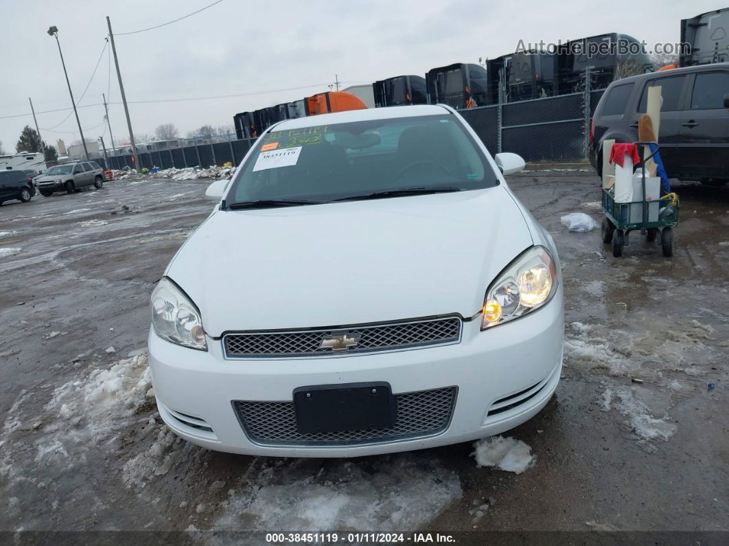 2014 Chevrolet Impala Limited Ls Белый vin: 2G1WA5E34E1183818