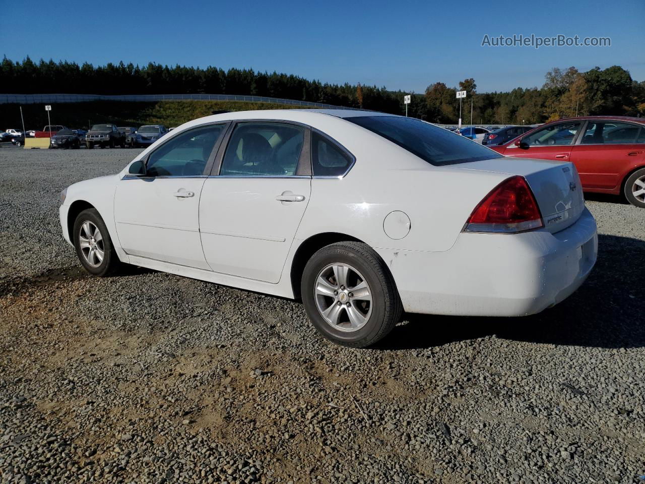 2016 Chevrolet Impala Limited Ls Белый vin: 2G1WA5E35G1100755