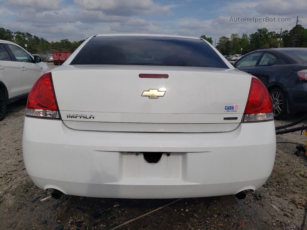 2016 Chevrolet Impala Limited Ls White vin: 2G1WA5E36G1105401