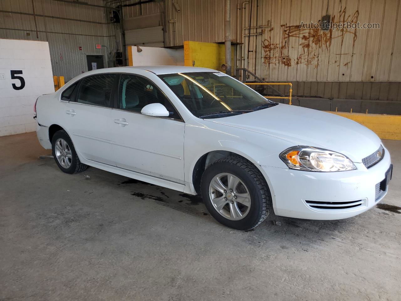 2014 Chevrolet Impala Limited Ls Белый vin: 2G1WA5E37E1137755