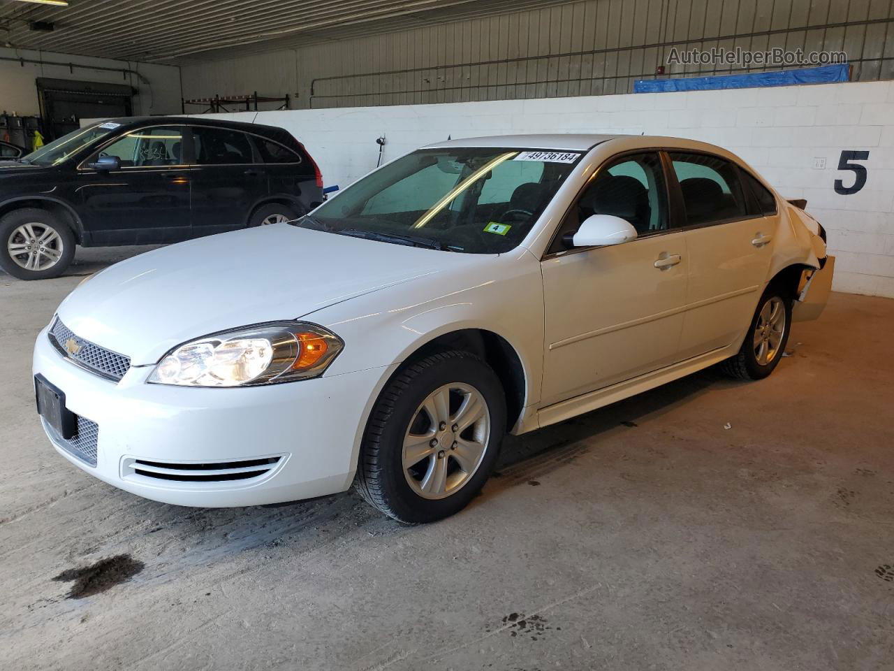 2014 Chevrolet Impala Limited Ls Белый vin: 2G1WA5E37E1137755