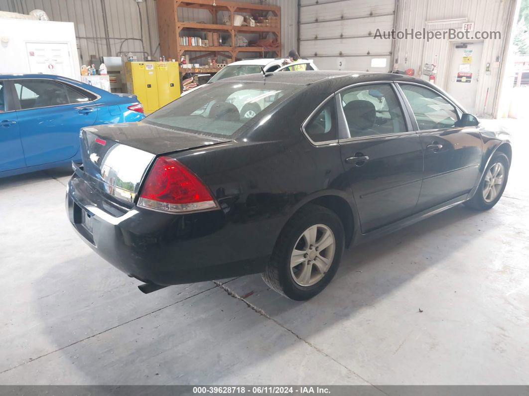 2016 Chevrolet Impala Limited Ls Black vin: 2G1WA5E37G1100384