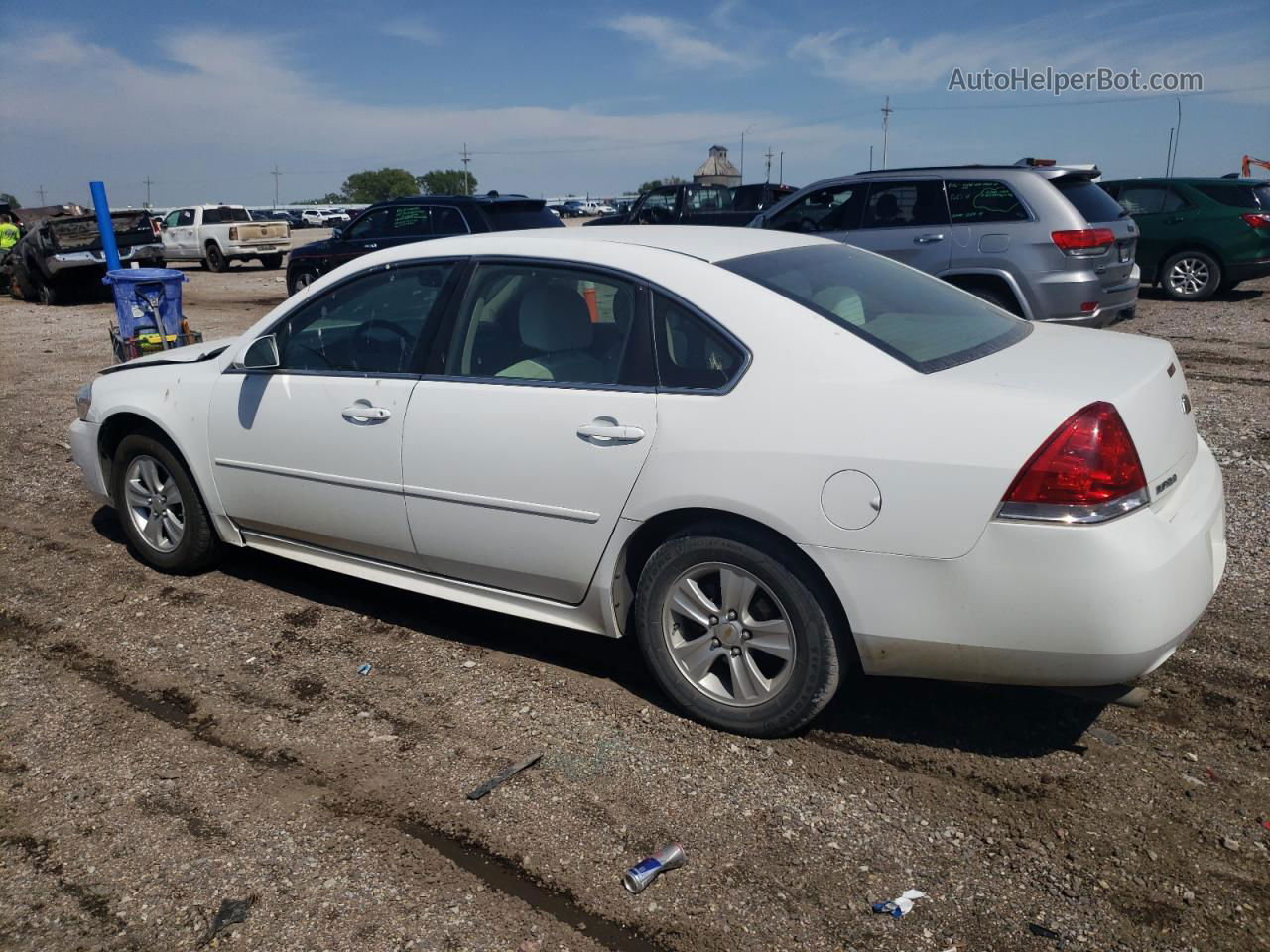 2016 Chevrolet Impala Limited Ls Белый vin: 2G1WA5E37G1188420