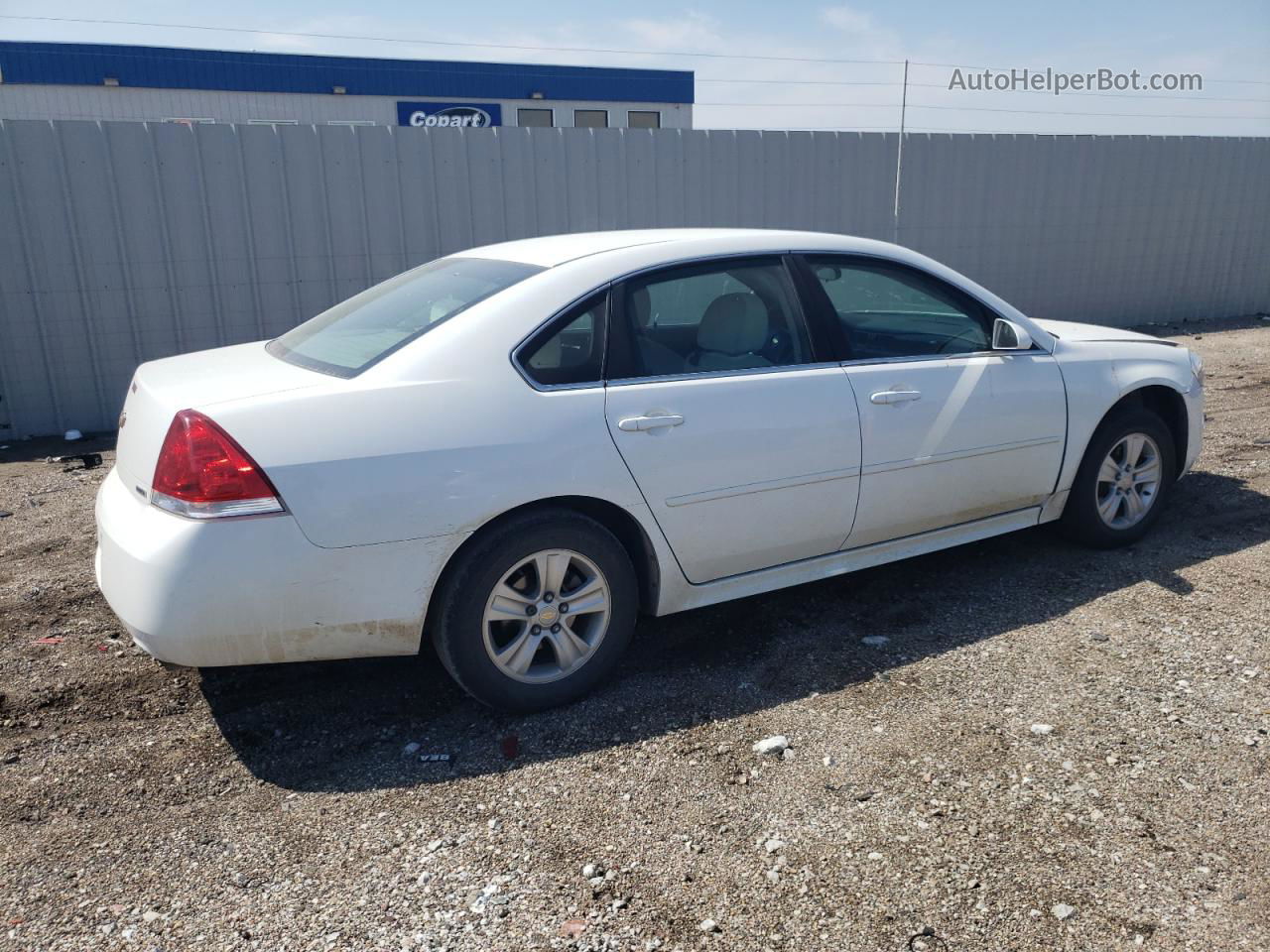 2016 Chevrolet Impala Limited Ls Белый vin: 2G1WA5E37G1188420