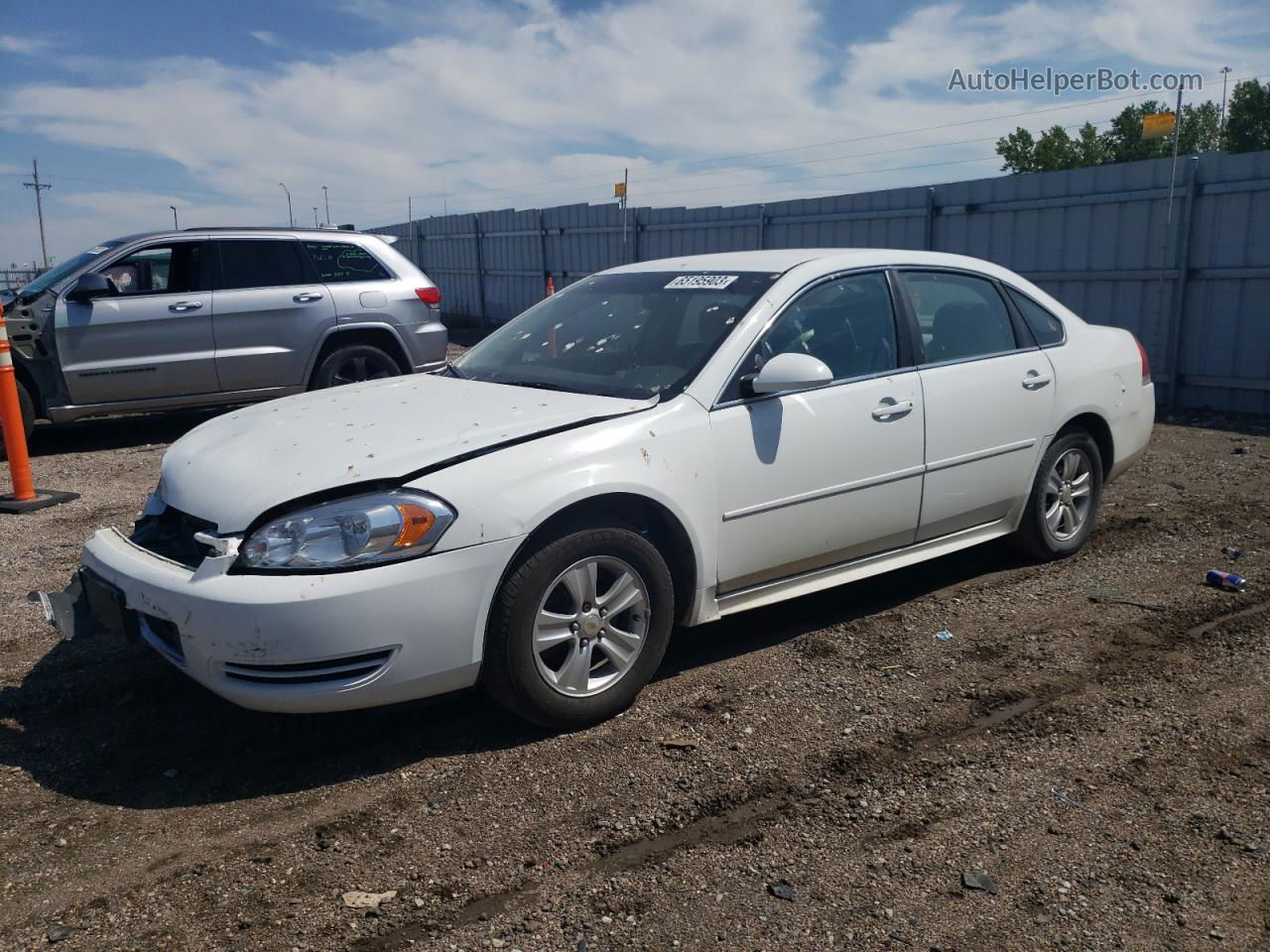 2016 Chevrolet Impala Limited Ls Белый vin: 2G1WA5E37G1188420