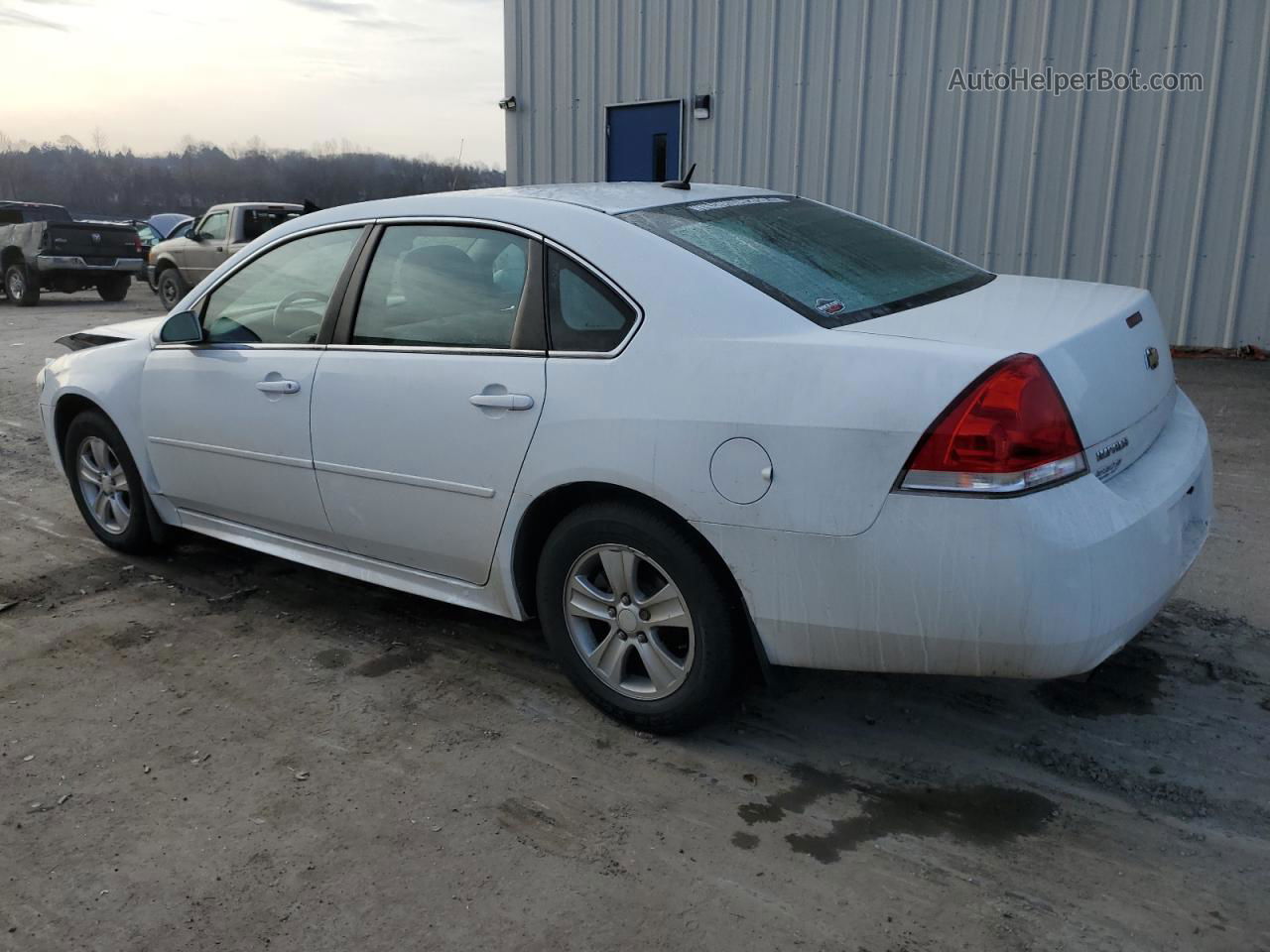 2014 Chevrolet Impala Limited Ls White vin: 2G1WA5E38E1153012