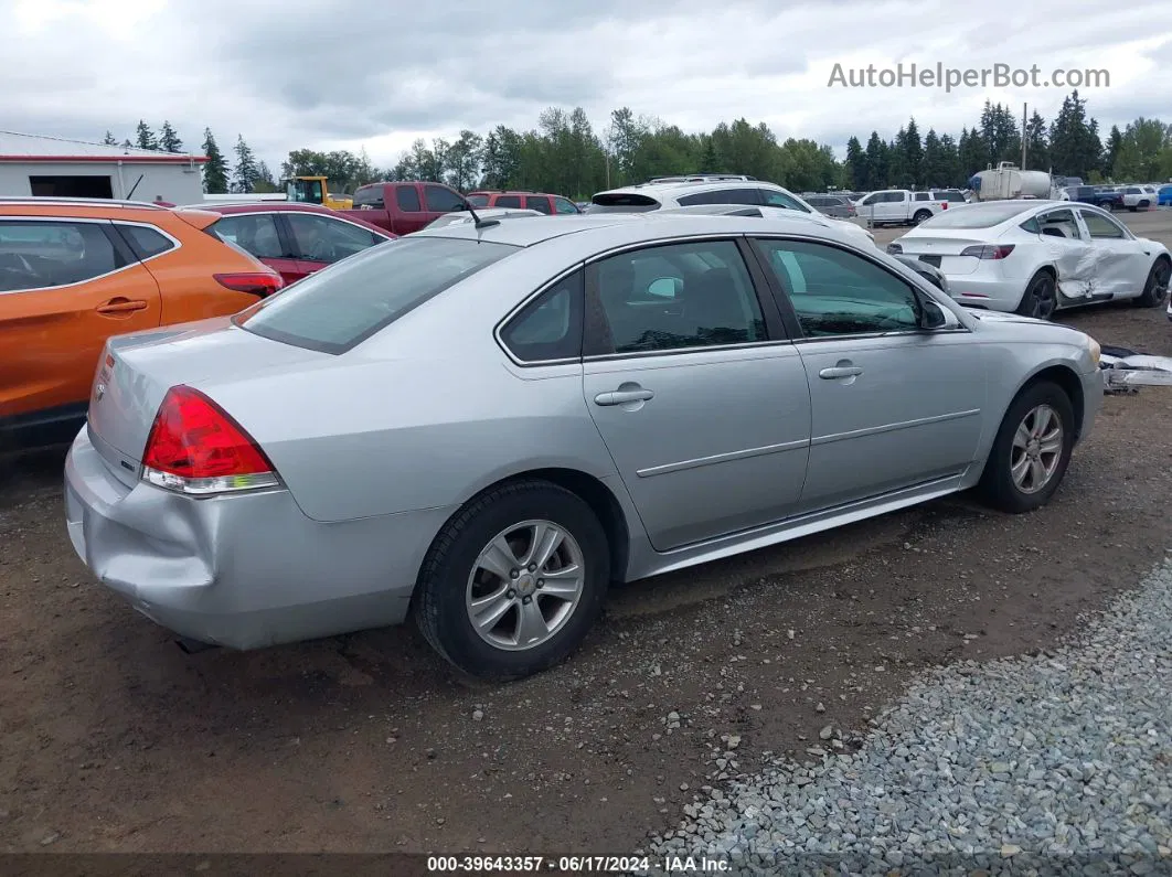 2014 Chevrolet Impala Limited Ls Silver vin: 2G1WA5E39E1109651