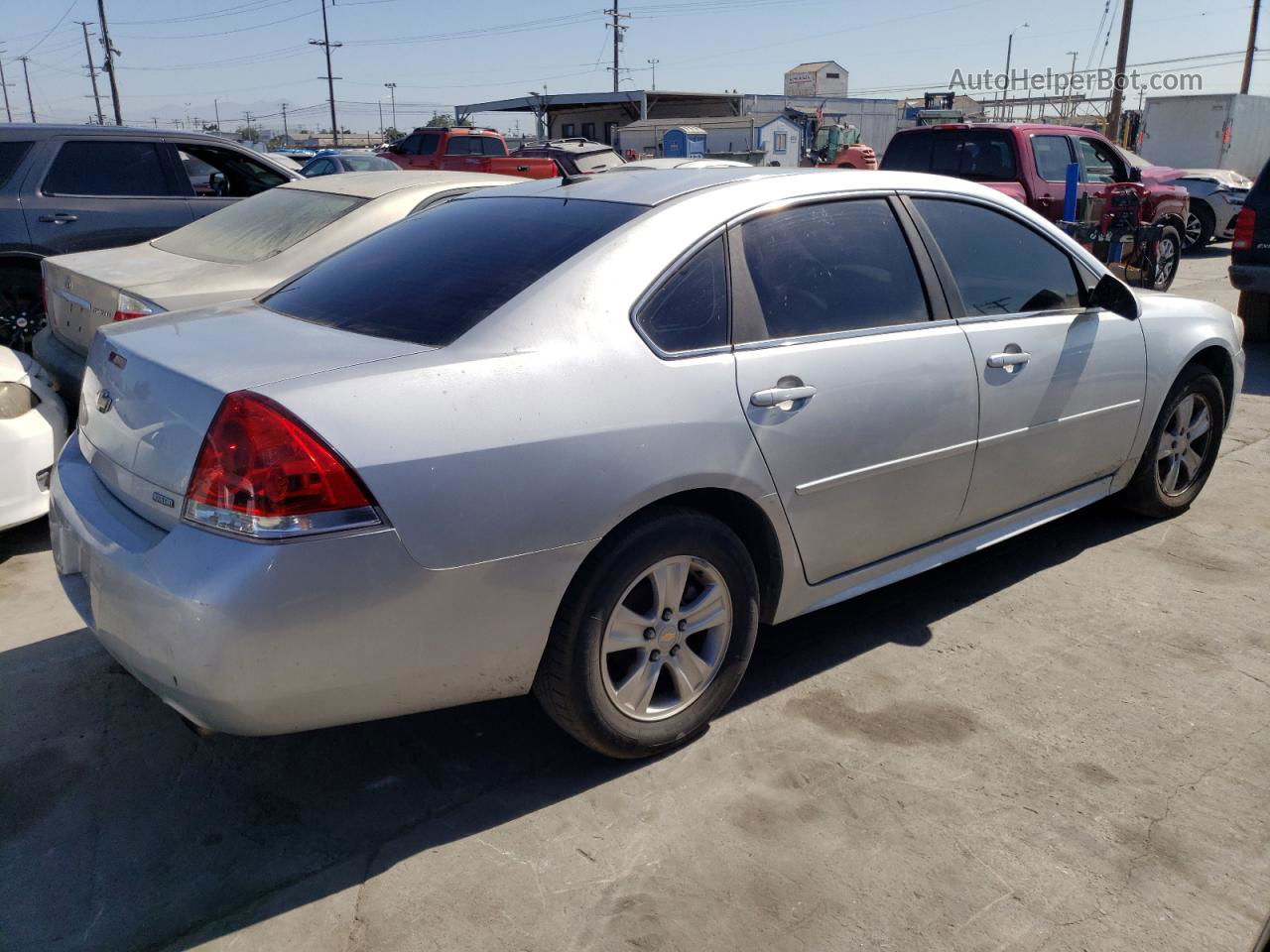 2014 Chevrolet Impala Limited Ls Silver vin: 2G1WA5E39E1176928