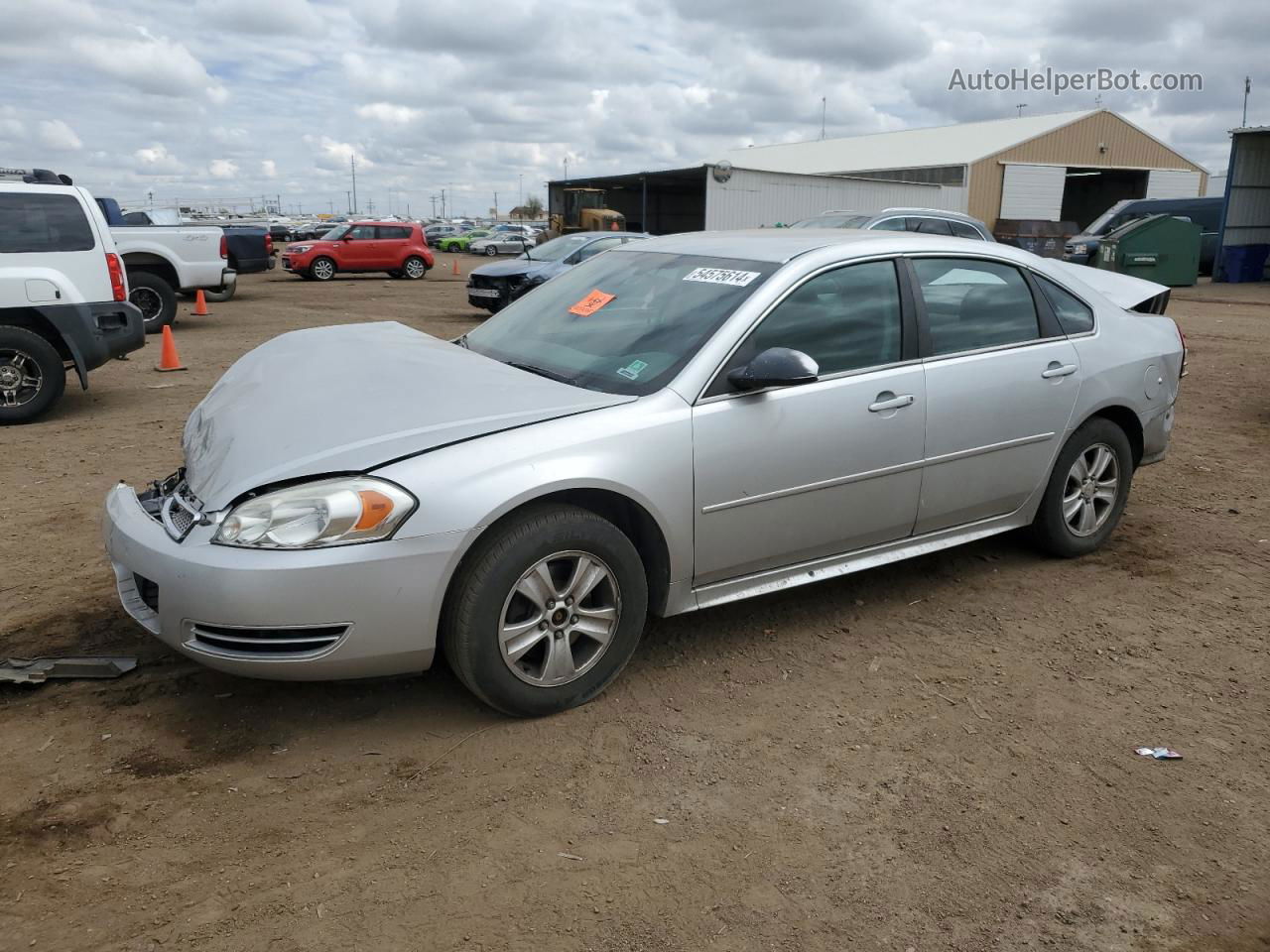 2014 Chevrolet Impala Limited Ls Silver vin: 2G1WA5E3XE1115569