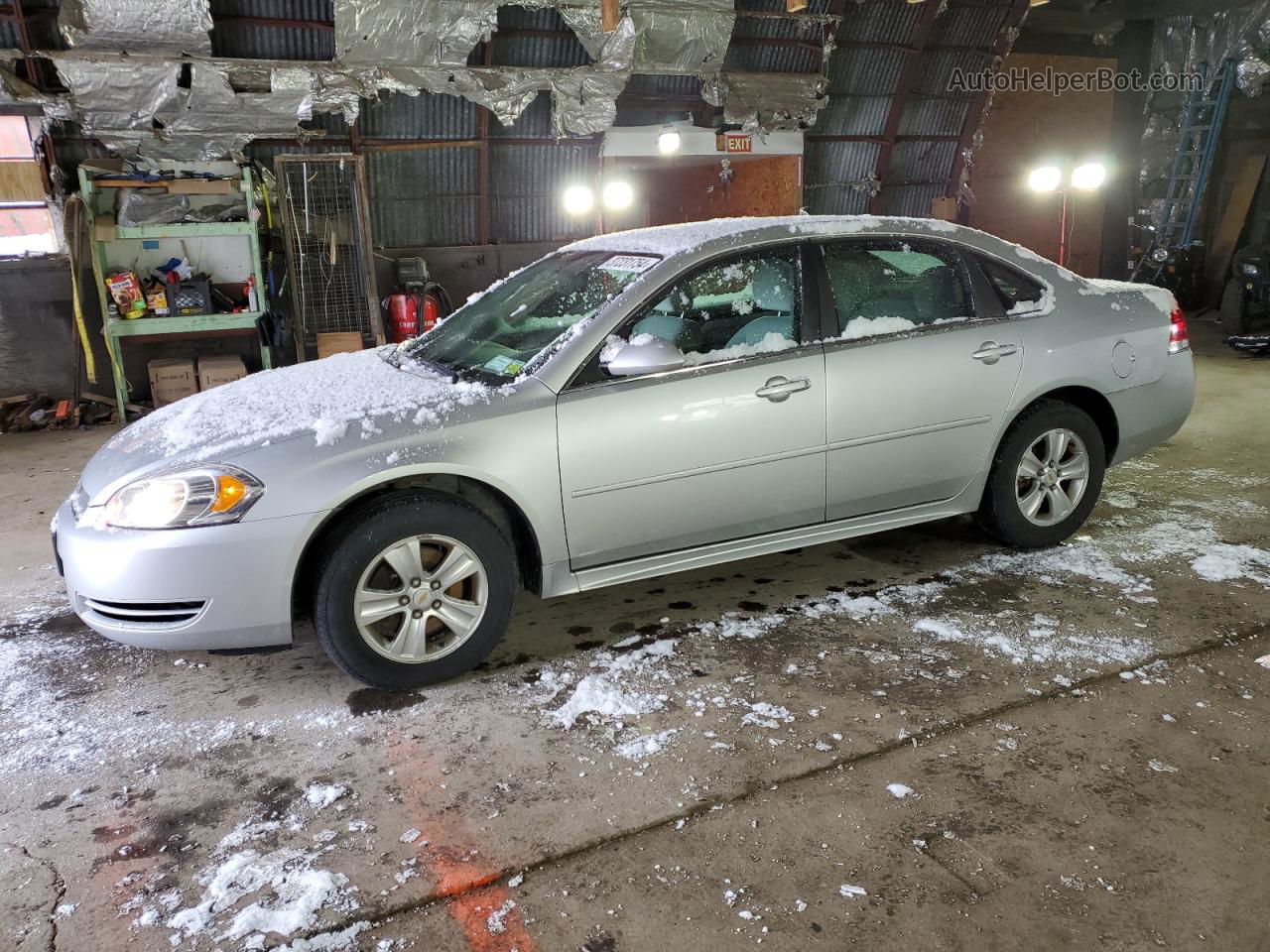 2016 Chevrolet Impala Limited Ls Silver vin: 2G1WA5E3XG1135176