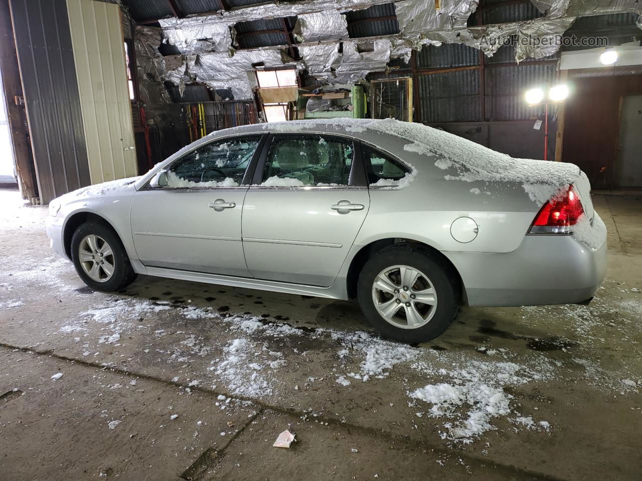 2016 Chevrolet Impala Limited Ls Silver vin: 2G1WA5E3XG1135176