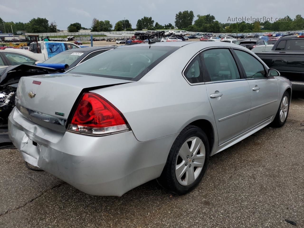 2011 Chevrolet Impala Ls Silver vin: 2G1WA5EK1B1165165