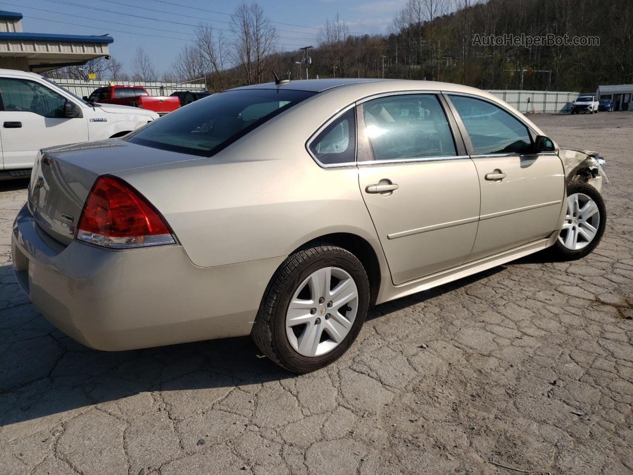 2011 Chevrolet Impala Ls Beige vin: 2G1WA5EK2B1134748