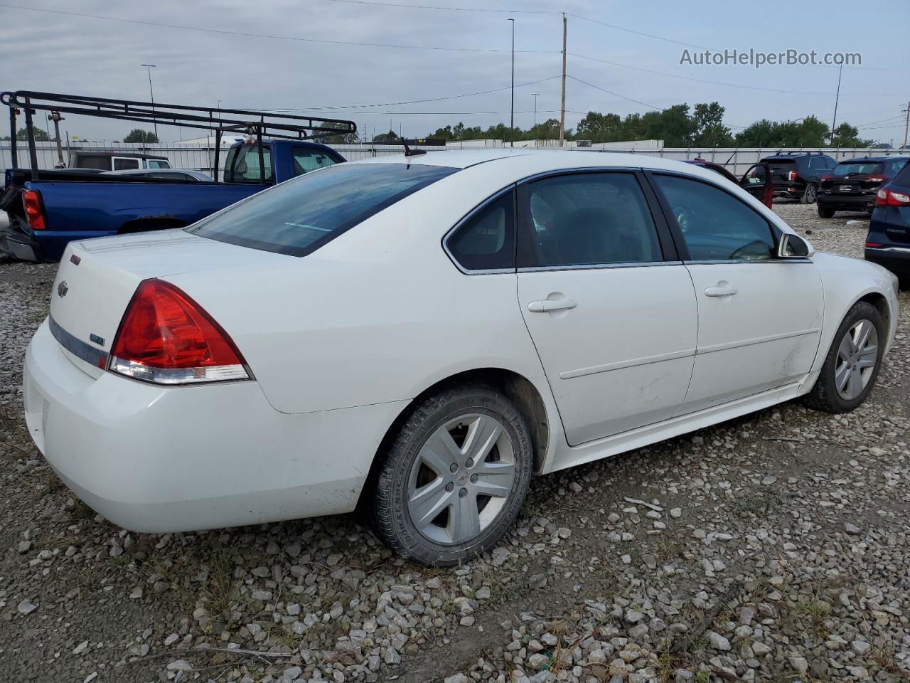 2011 Chevrolet Impala Ls White vin: 2G1WA5EK2B1190950