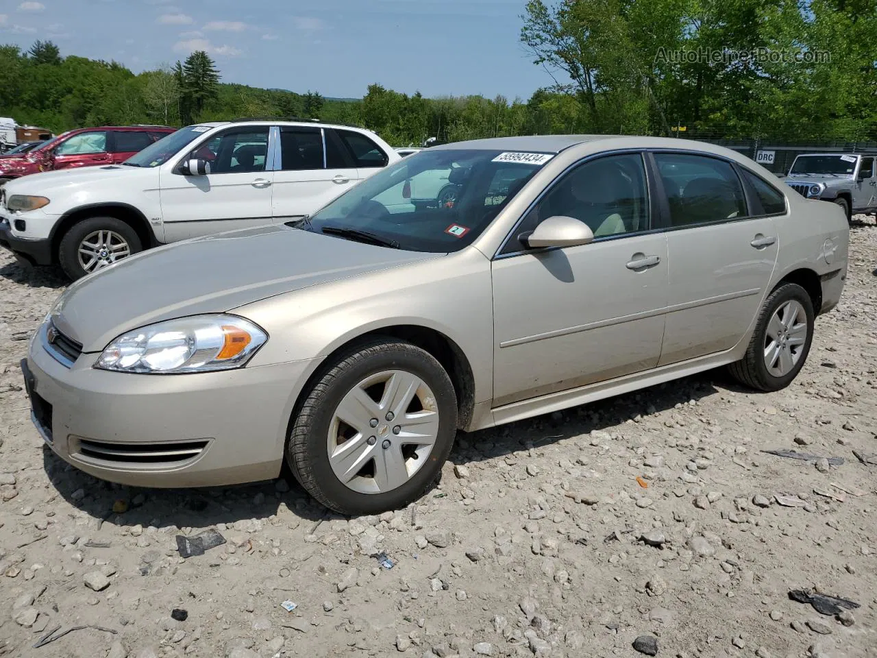 2011 Chevrolet Impala Ls Gold vin: 2G1WA5EK2B1215037