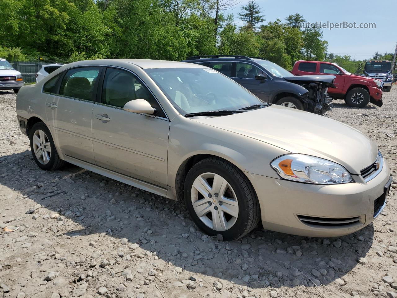 2011 Chevrolet Impala Ls Gold vin: 2G1WA5EK2B1215037