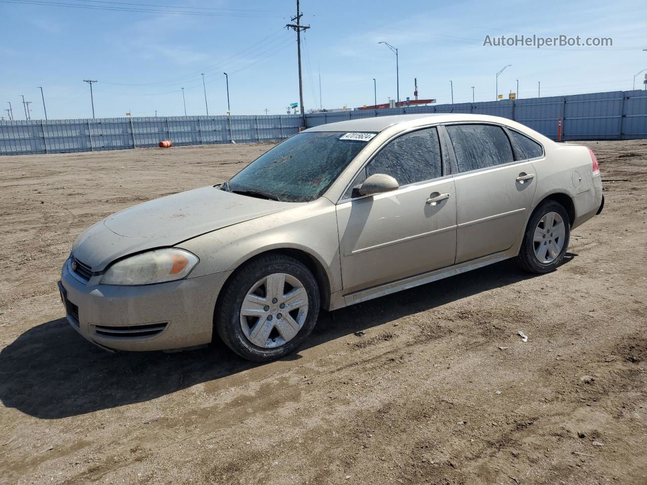 2011 Chevrolet Impala Ls Gold vin: 2G1WA5EK3B1107669