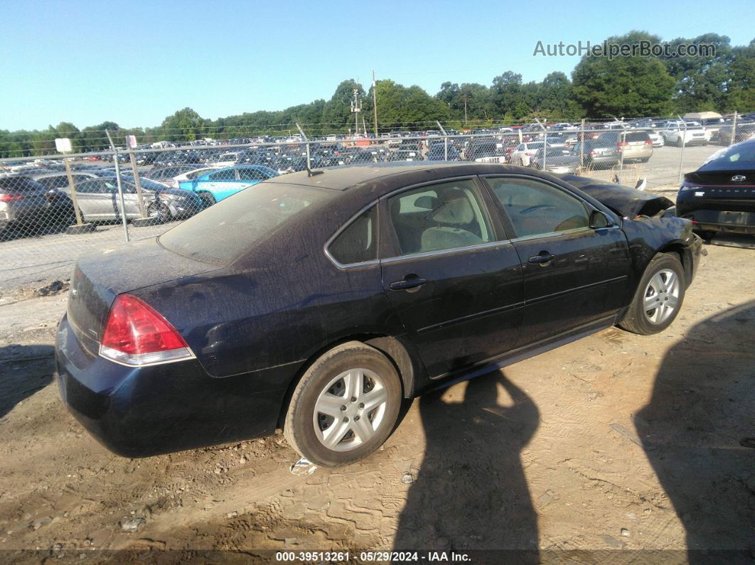 2011 Chevrolet Impala Ls Dark Blue vin: 2G1WA5EK4B1103291