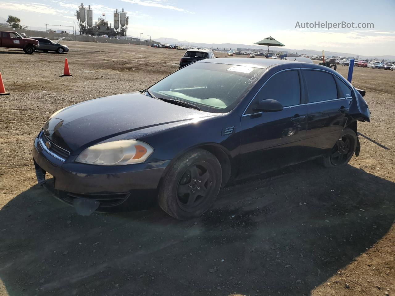 2011 Chevrolet Impala Ls Blue vin: 2G1WA5EK4B1226380