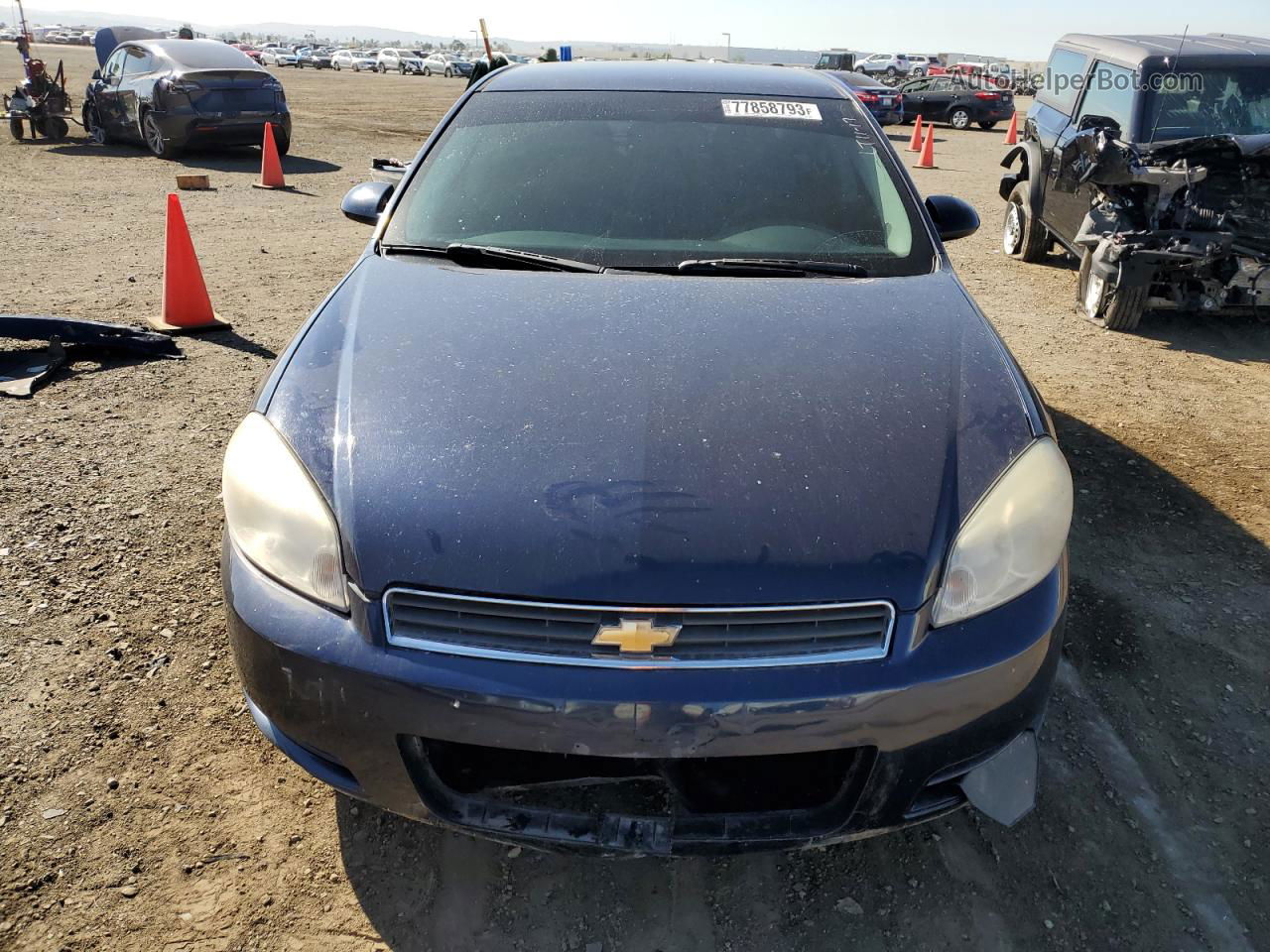 2011 Chevrolet Impala Ls Blue vin: 2G1WA5EK4B1226380