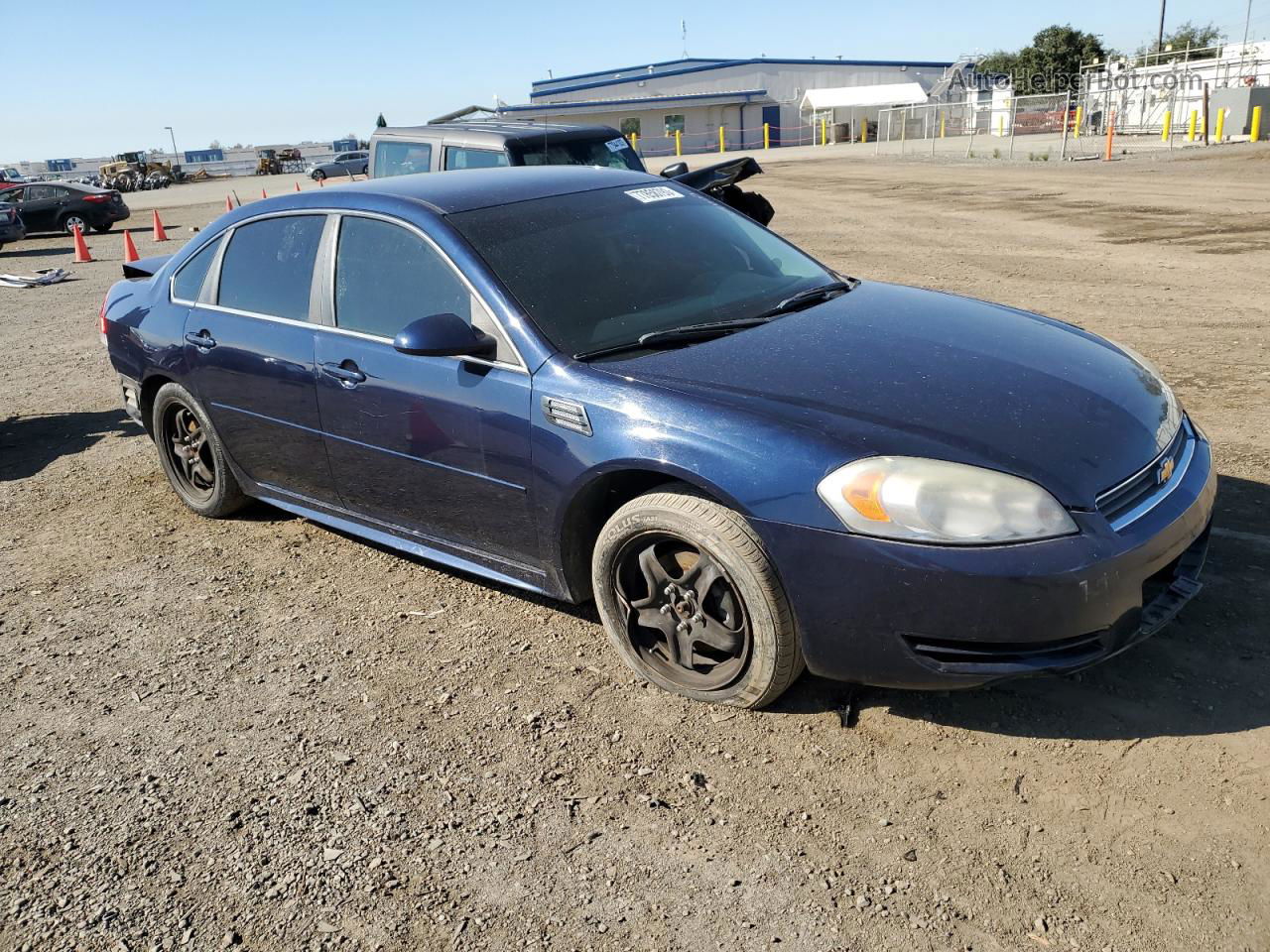 2011 Chevrolet Impala Ls Blue vin: 2G1WA5EK4B1226380