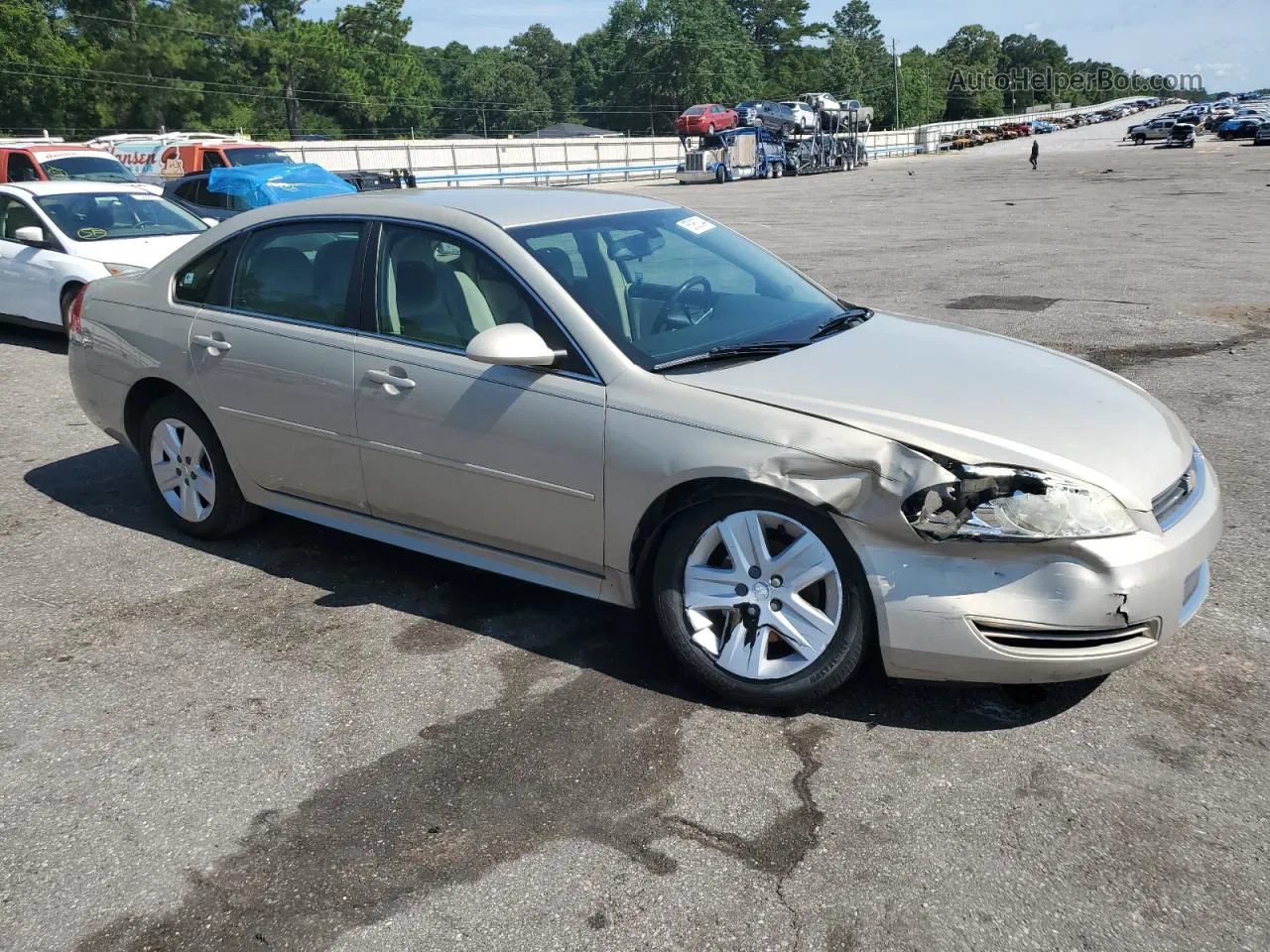 2011 Chevrolet Impala Ls Gold vin: 2G1WA5EK5B1173320