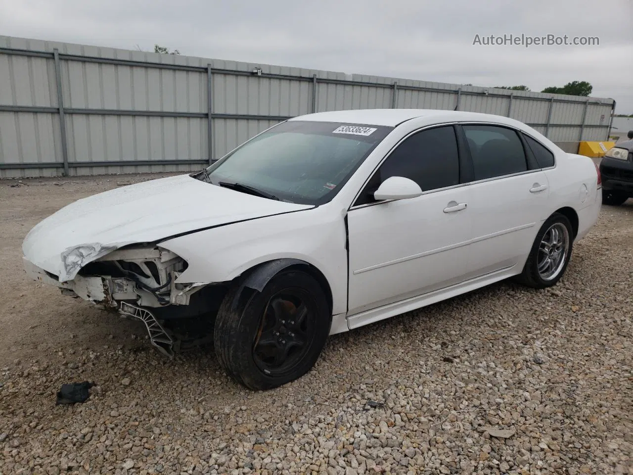 2011 Chevrolet Impala Ls White vin: 2G1WA5EK6B1329557