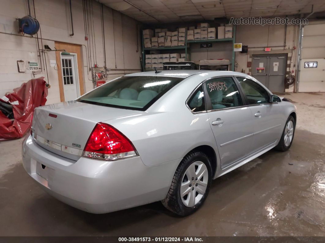 2011 Chevrolet Impala Ls Silver vin: 2G1WA5EK7B1101311