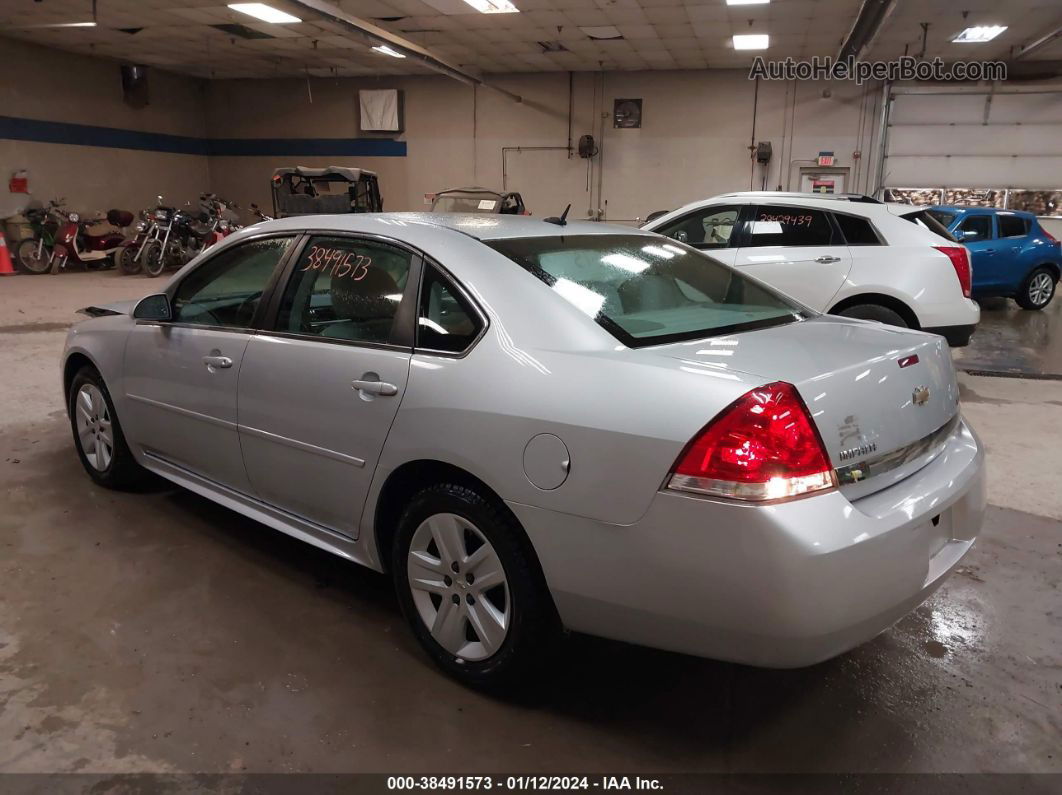 2011 Chevrolet Impala Ls Silver vin: 2G1WA5EK7B1101311