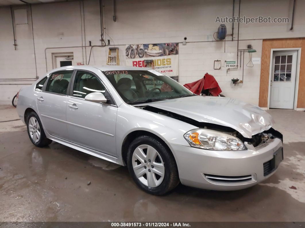 2011 Chevrolet Impala Ls Silver vin: 2G1WA5EK7B1101311