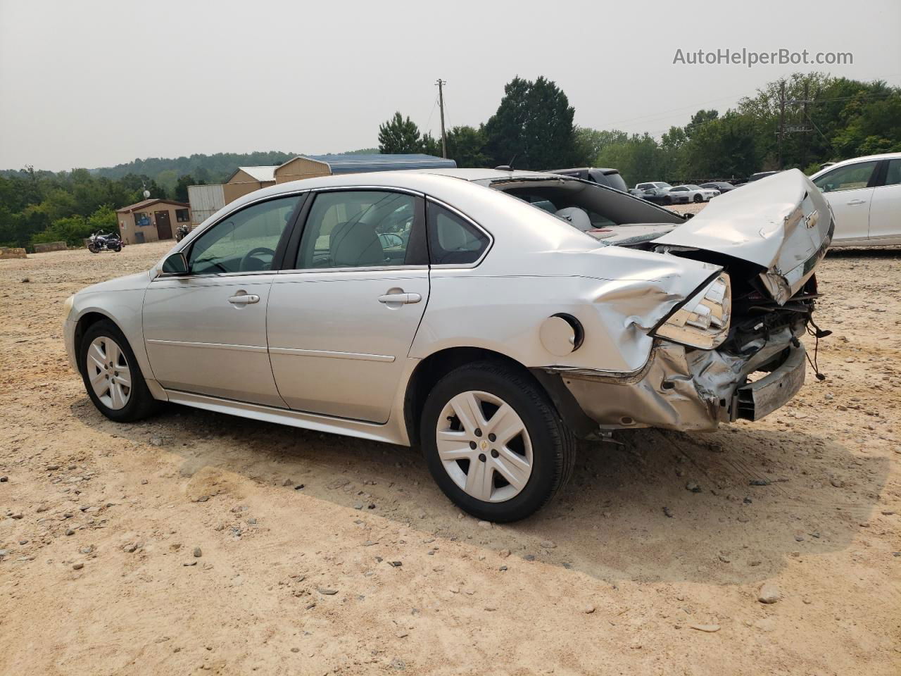 2011 Chevrolet Impala Ls Серебряный vin: 2G1WA5EK7B1309219